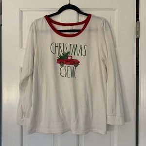 Rae Dunn “Christmas crew” long sleeve shirt